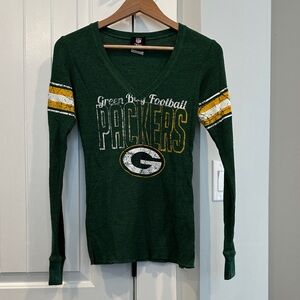 NFL Green Bay Packers Women's Green Long Sleeve Tee